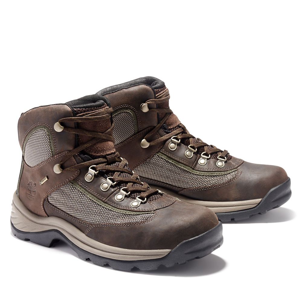 Botas de Montaña Timberland Hombre Plymouth Trail Waterproof Marrones Oscuro - Chile OYF-316508